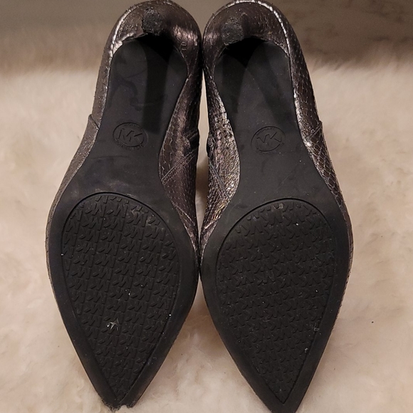 Michael Kors silver Leona ankle boots - Picture 8 of 10